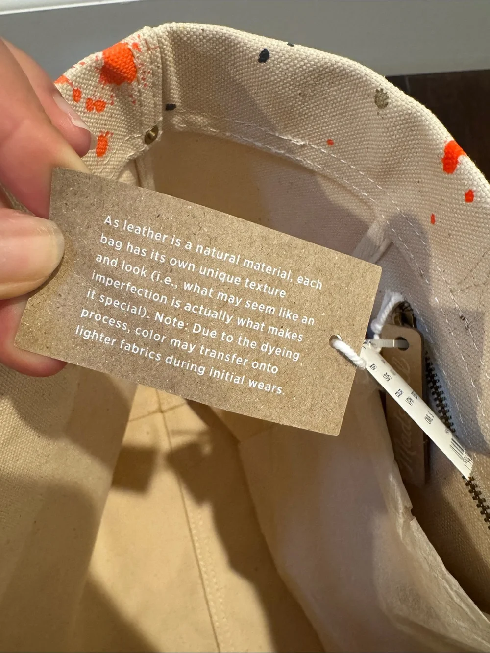 NWT madewell tote bag